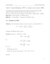 Lecture notes t05