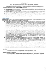 Chapter 1 CHAPTER 1NEW TOOLS AND