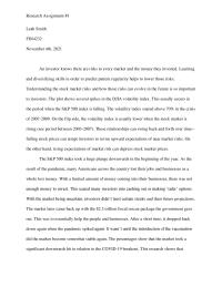 Research assignment 1