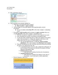 Acctmis 2200 investments lecture notes