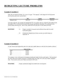 3 budgeting lecture notes 1
