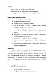 Lesson 3 Module 2Lesson 1