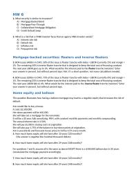 Accounting HW 61 What security is