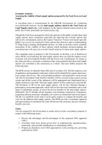 Economic analysis