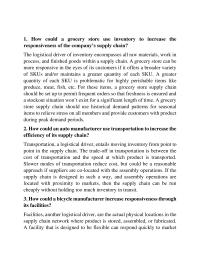 Scm chapter 3 answers