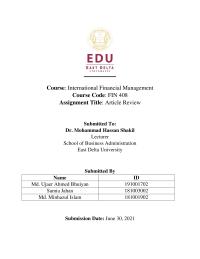 Article review Course