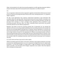What is the foundation for the claim that accounting regulation can stifle reporting companies’ ability