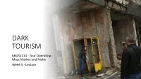 DARK TOURISM