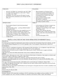 Swot Analysis Of Jet 2 Offerings