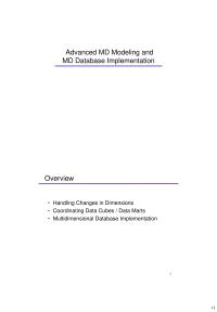 Advanced Md Modeling And Md Database Implementation