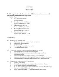 Managerial Economics Study Guide