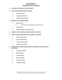 Marketing Chapter 15 Homework Search 51 Market Characteristics 52 Product Characteristics 53 Consumer Characteristics 54 Situation