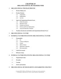 Marketing Chapter 19 Homework Organizational Culture 31 Firmographics 311 Size 312 Activities And Objectives 313 Location