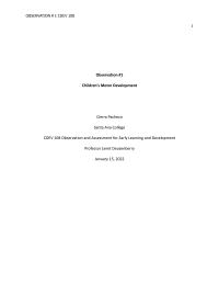 Observation OBSERVATION  1 CDEV