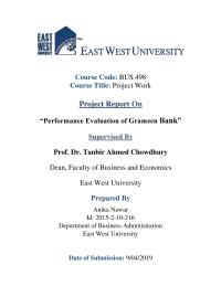 Performance Evaluation Course