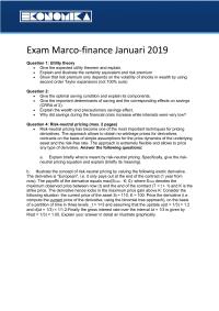 Exam marco finance januari