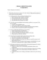 Media Studies Cooperative Exams Before Attempting Implement Changes You Should Consider Primary Factors That Produce Resistance