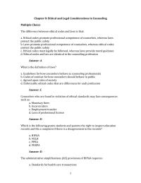 Counseling Chapter 8 1 The Counselor Practicing Outside Their Education Experience Competency The Counselor Practicing Area