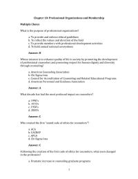 Counseling Chapter 10 1 Aca Regional Organization Aca International Honor Society Counseling Counseling Education Accrediting Organization