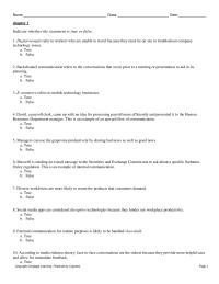 Business Communication Chapter 1d 1 Media Richness Most Directly Refers A The Cost The Communication