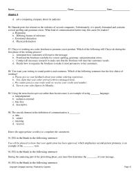 Business Communication Chapter 4d 2 Cengage Learning Powered Cognero page 16name class date