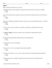 Business Communication Chapter 6d 1 Which The Following Sentences Avoids Slang Buzz words a Cant Believe That Totally Bombed