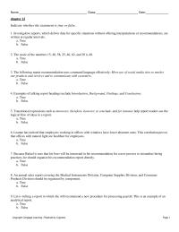 Business Communication Chapter 12d 1 Informational Reports Are Usually Aimed Persuading Readers Follow The Recommendations Provided 50 Informational