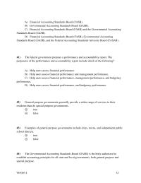 Accounting Chapter 1 2 Gas b Requires Governments Provide information Service Efforts And Accomplishments Sea Their Reports The