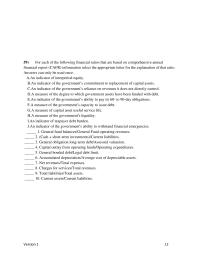 Accounting Chapter 10 2 Version 62 Financial Position Represents Focus Assets And Liabilities That Require Cash