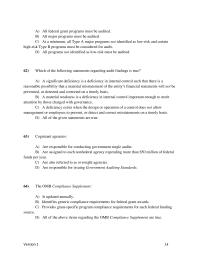 Accounting Chapter 11 2 At a minimum, all Type A major programs not identified as low-risk and certain high-risk Type B