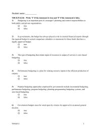 Accounting Chapter 12 1 Should Prepared For Only Those Funds For Which Appropriations Budgets Are required Law