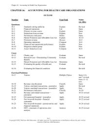 Accounting Chapter 16 Homework Given that different authoritative sources of GAAP exist, accounting and reporting rules may