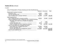 Accounting Chapter 4 Homework Cost Units Started And Completed This Period Units Started And Completed This