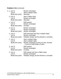 Accounting Chapter 5 Homework Microsoft Excel Are Shown Below the Intercept Provides The Estimate The Fixed Cost