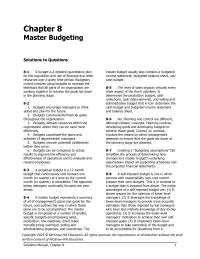 Accounting Chapter 8 Homework The level of sales impacts virtually every other aspect of the