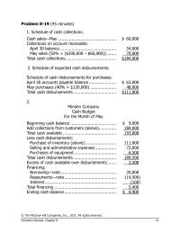Accounting Chapter 8 Homework&nbsp;The President has not given any basis for his goals, so one cannot know whether they are