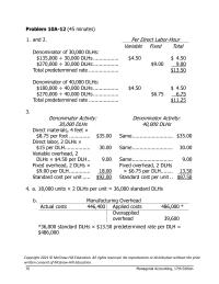 Accounting Chapter 10 Homework Work Process A B the Finished Goods Will Increase Computed Follows number