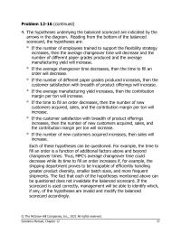 Accounting Chapter 12 Homework Gathering This Type Of data Would Useful For Evaluating The Performance Employees At each