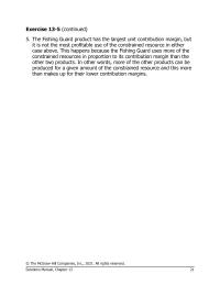 Accounting Chapter 13 Homework Yes The Company Should Process Product X15 Beyond The Split off Point The