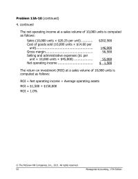 Accounting Chapter 13 Homework Roi Does Cost The Company this Much Acquire More Funds The Mcg raw hill Companies