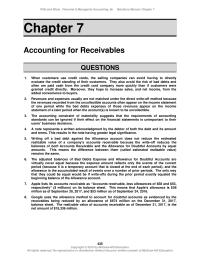 Accounting Chapter 7 Homework wild And Shaw Financial Amp Managerial Accounting solutions Manual Quick