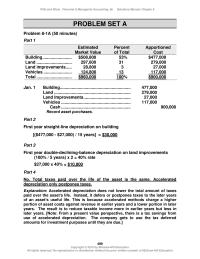 Accounting Chapter 8 Homework Mineral Deposit cash record Purchase Mineral Deposit b July Machinery cash record Costs Machinery Dec