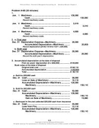 Accounting Chapter 8 Homework If the machine will be used at another site when extraction is complete