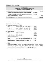 Accounting Chapter 8 Homework Unrealized Gains Or losses For Available for sale Securities Appear The Equity Section The balance Sheet realized
