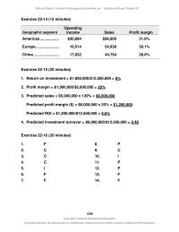 Accounting Chapter 22 Homework Trailer Division Currently Producing Trailers And The Assembly Division Will Order