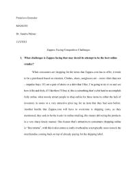 Zappos Case Study