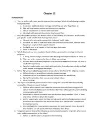 Communications Chapter 12 1 One Family Member Has Genetic Testing And Another Wants Remain Unaware Of genetic