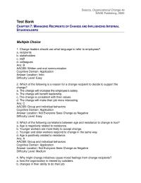 Business Development Chapter 7 1 Aa c s b Diverse And Multicultural Work Environments Cognitive Domain Application Answer Location Stakeholders