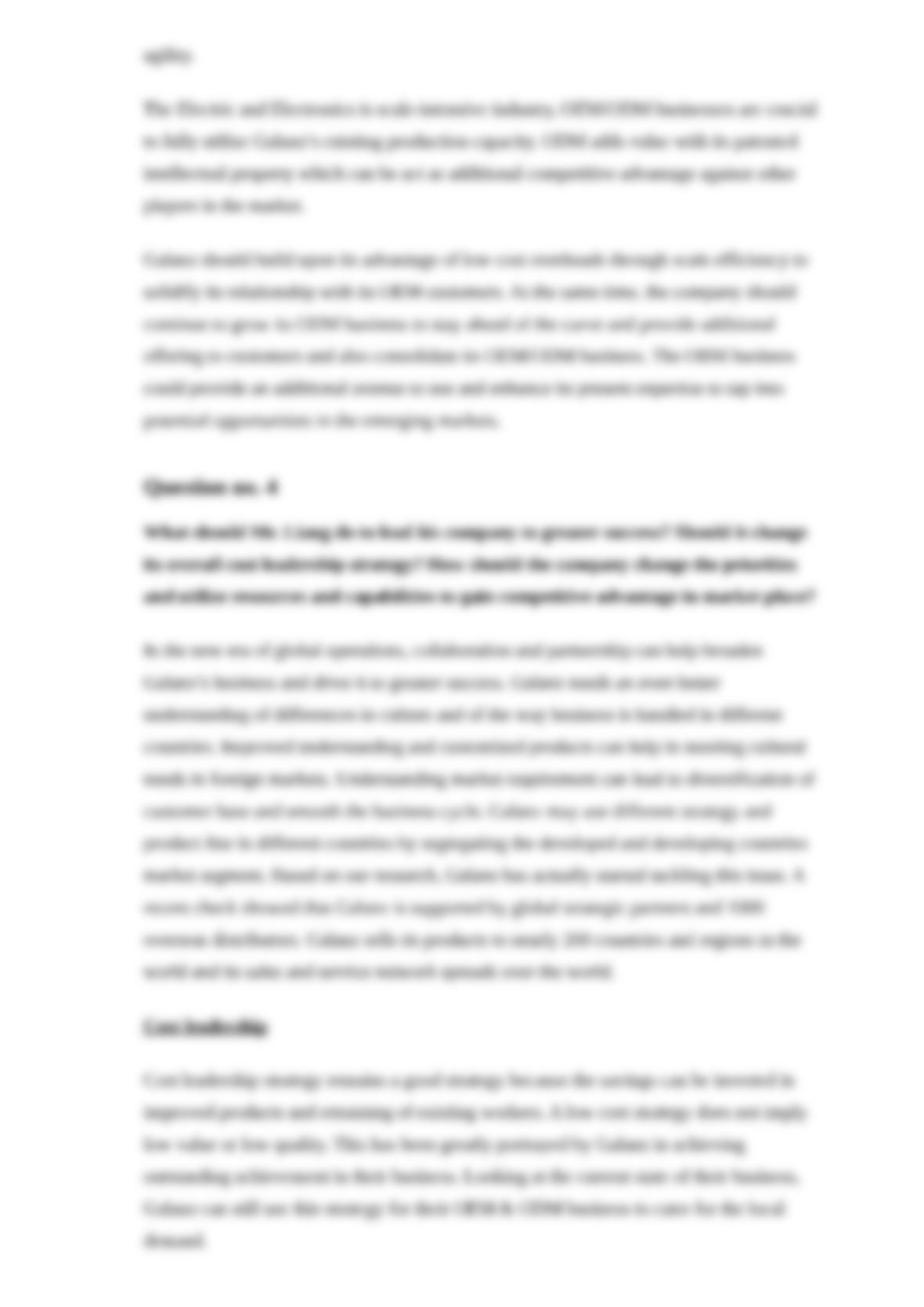 Galanz competitive essay 07 picture