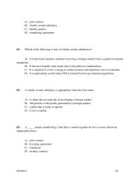 International Business Chapter 15 2 This Sometimes Referred As ab cd an Advantage Forming Strategic Alliance That Helps Firms ab cd relational Capital relational
